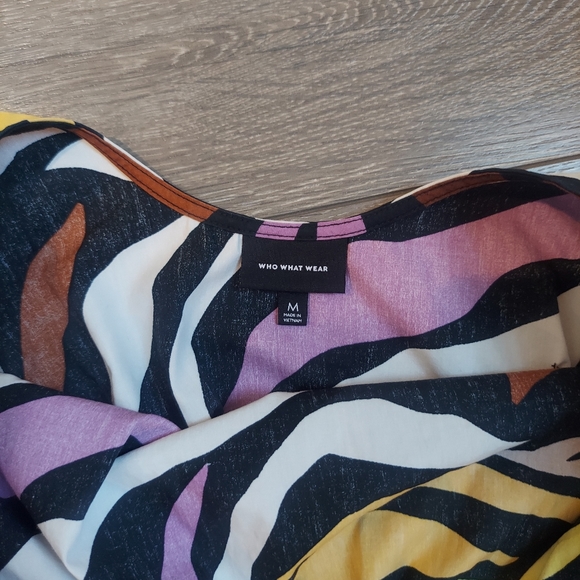 Who What Wear size L colorful dress - Picture 12 of 12